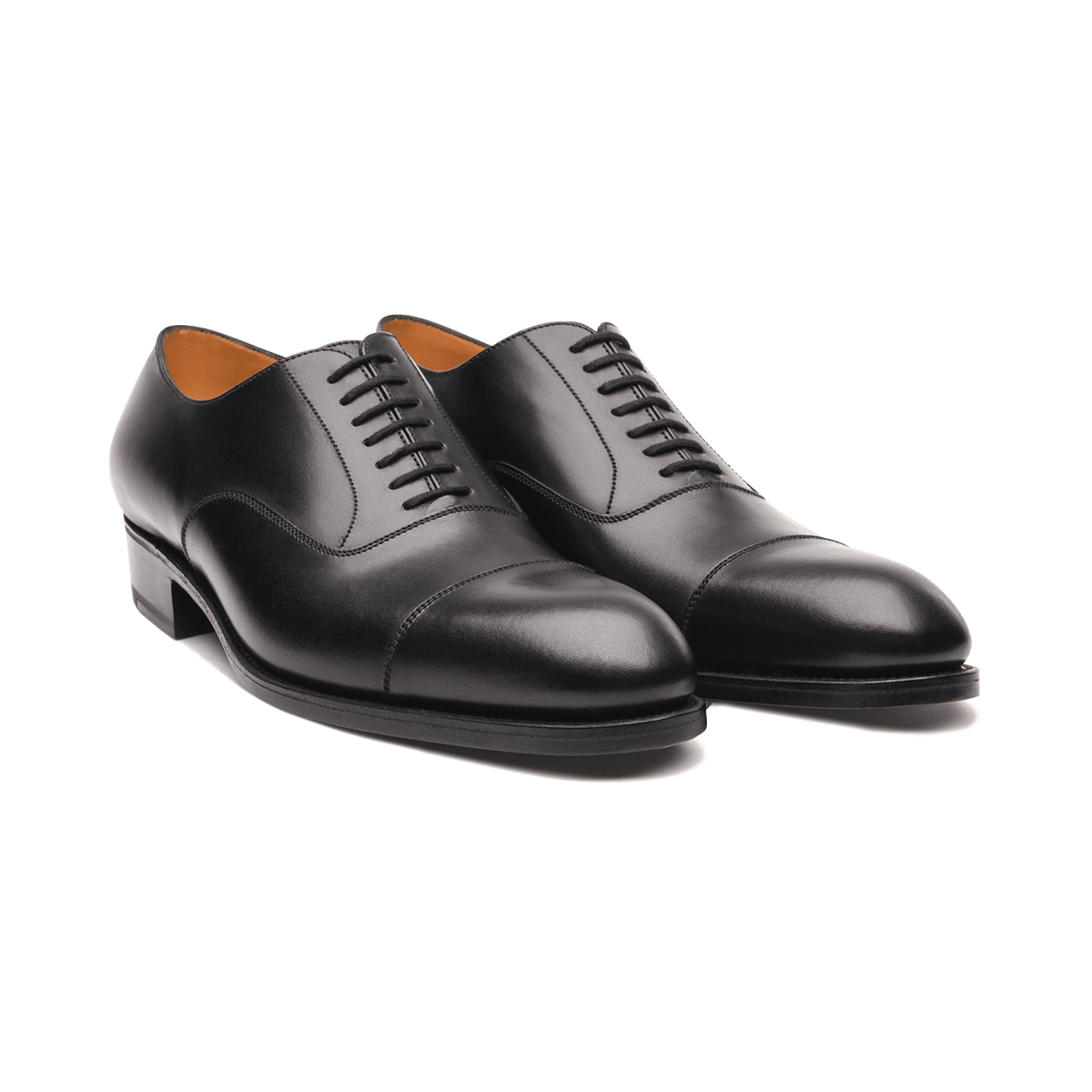 J.M. Weston Savile Richelieus en Cuir de Veau Box Noir