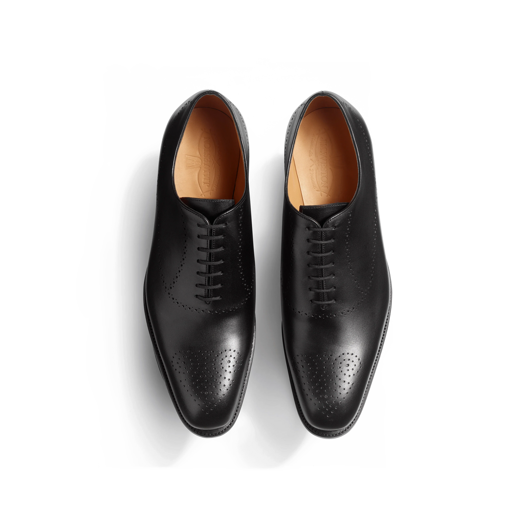J.M. Weston Savile Richelieus en Cuir de Veau Box Noir