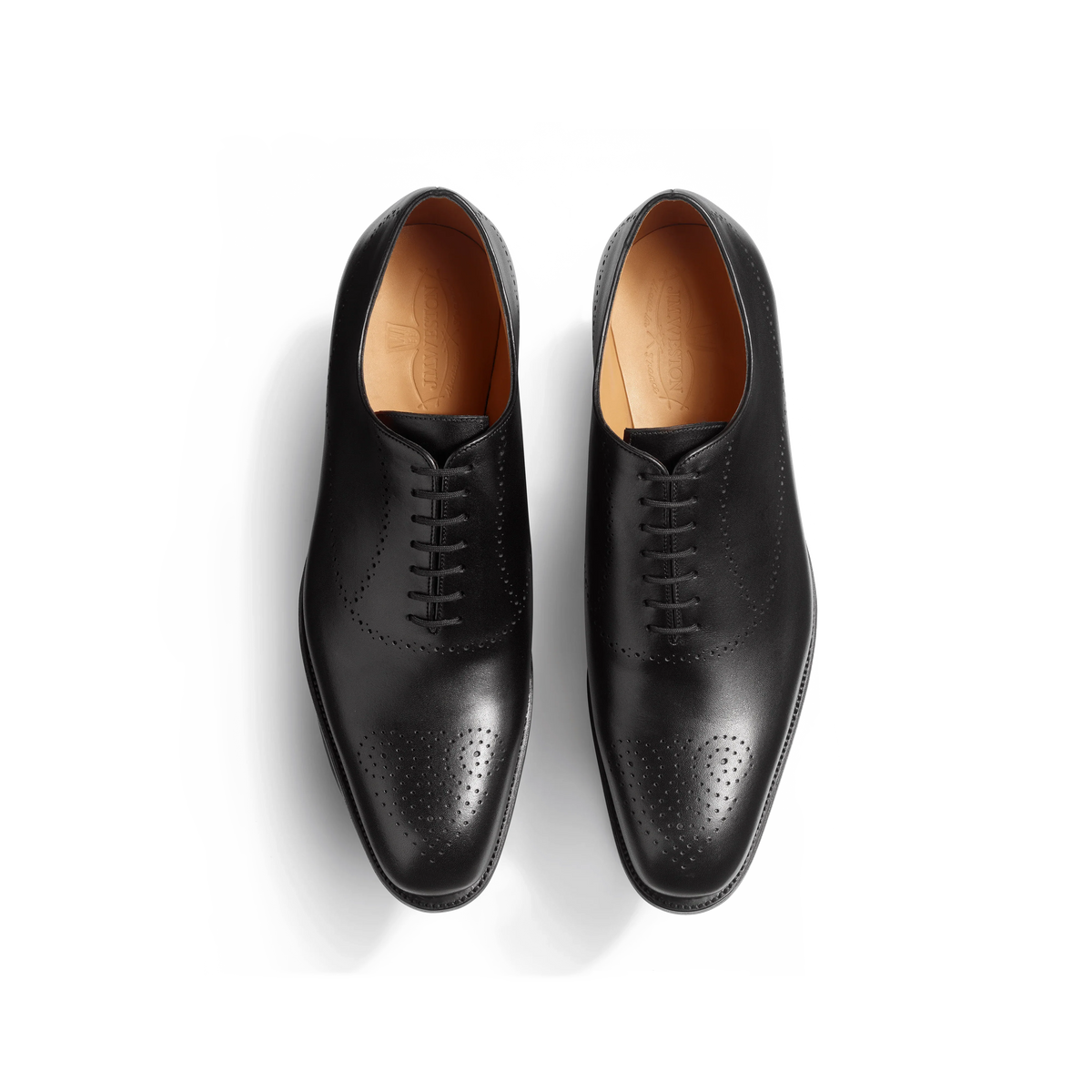 J.M. Weston Savile Richelieus en Cuir de Veau Box Noir