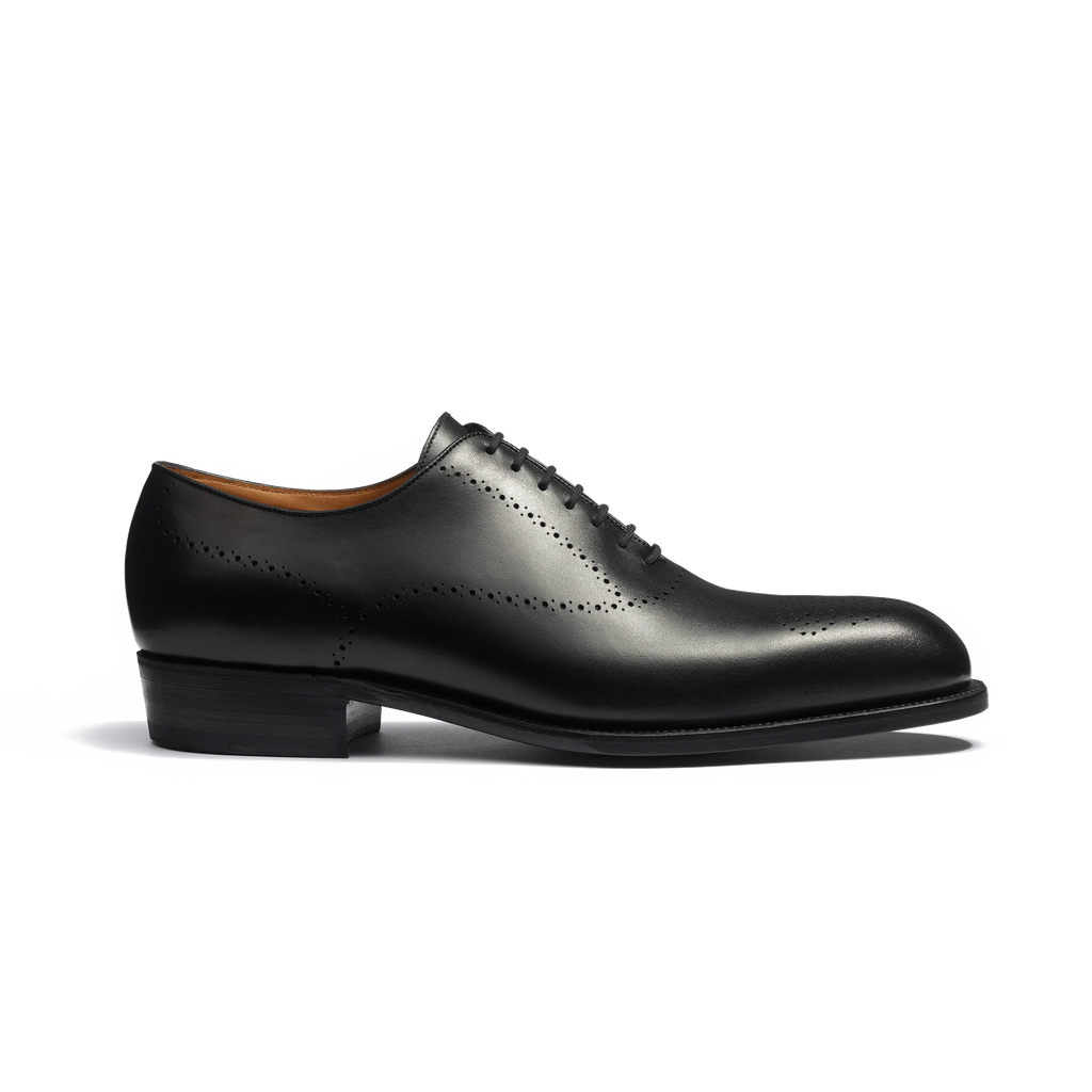 J.M. Weston Savile Richelieus en Cuir de Veau Box Noir