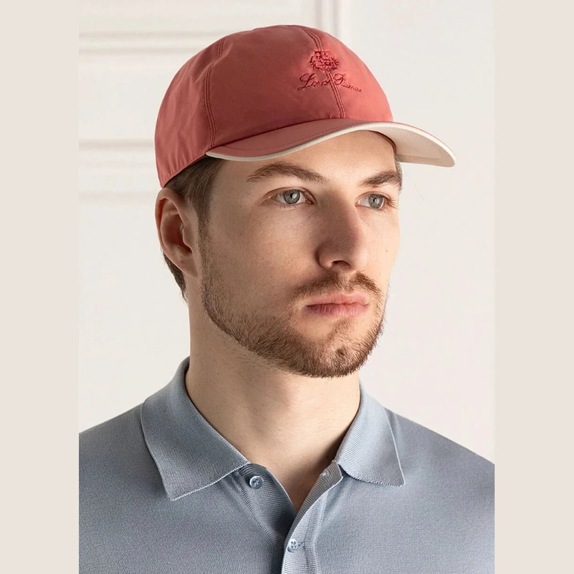 Loro Piana Baseball Casquette pour Homme Rose