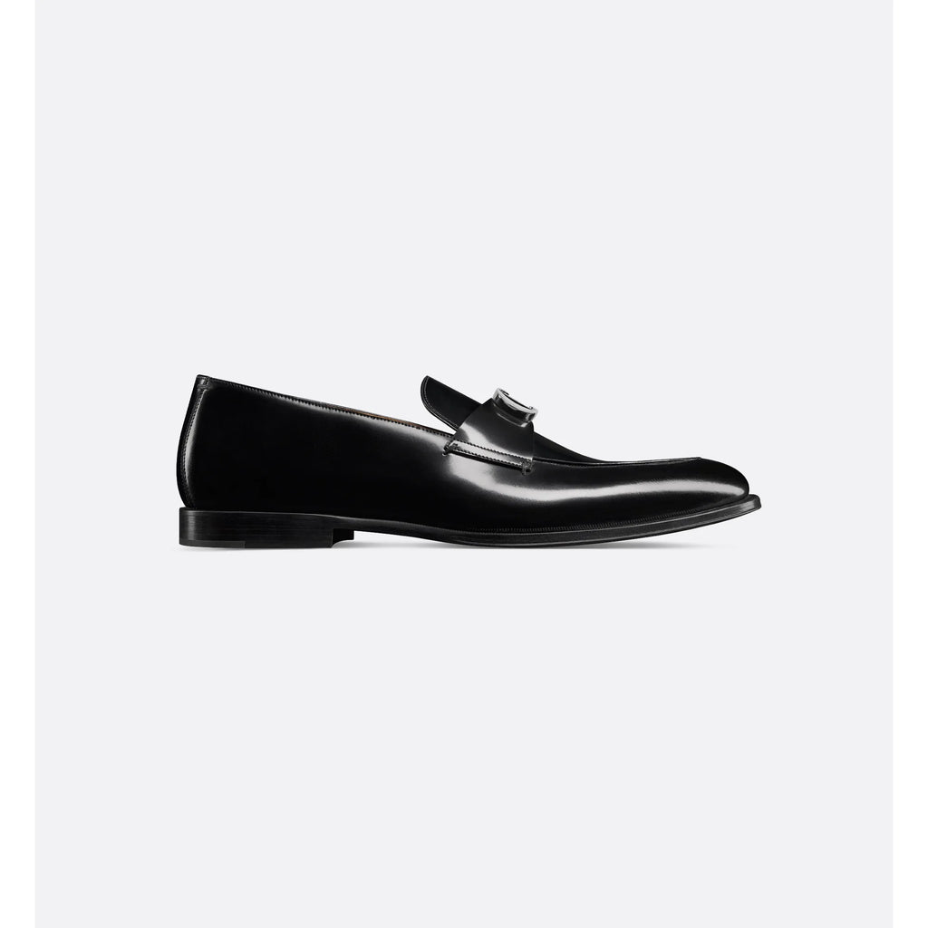 Dior Timeless Mocassins en Cuir de Veau Brillant Noir