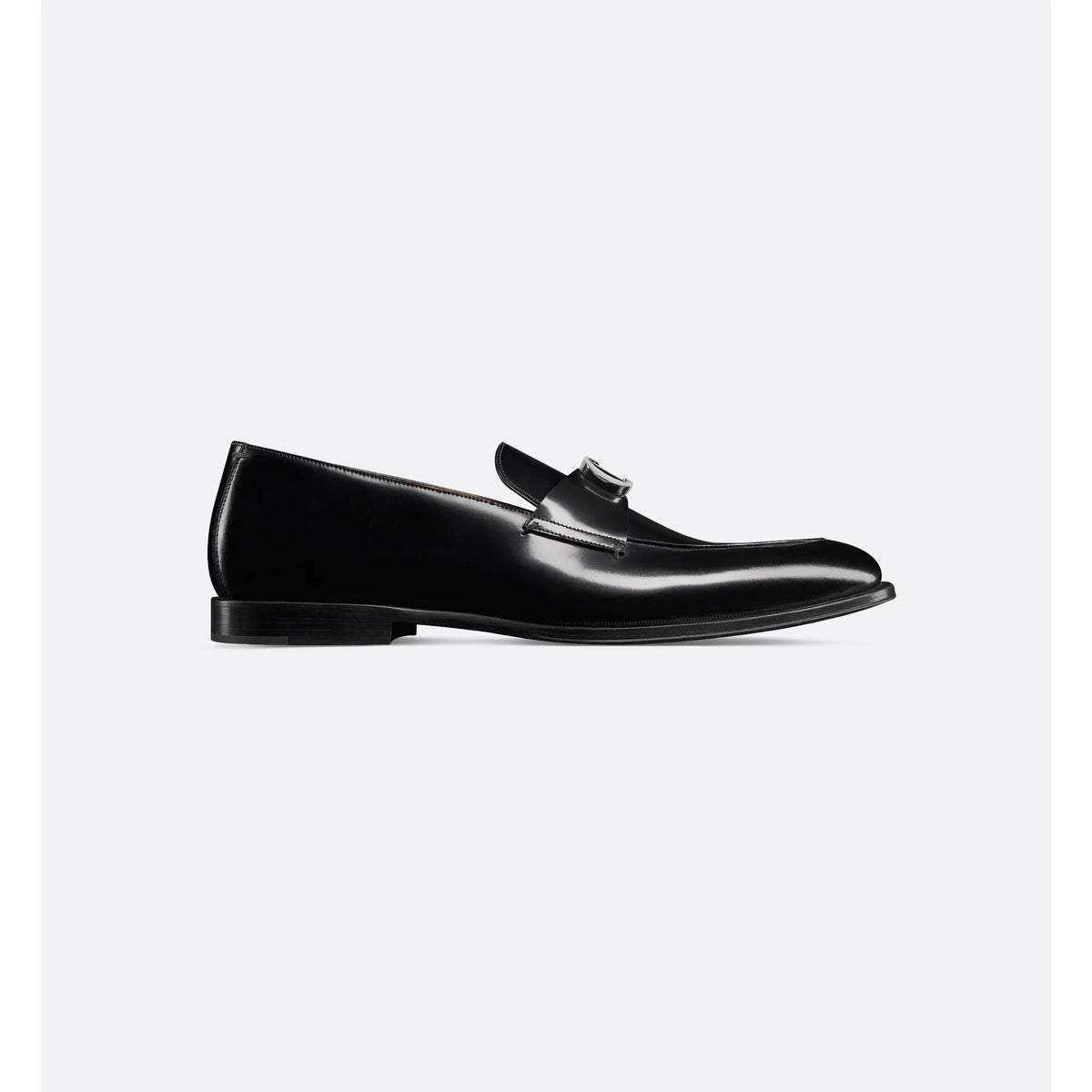 Dior Timeless Mocassins en Cuir de Veau Brillant Noir
