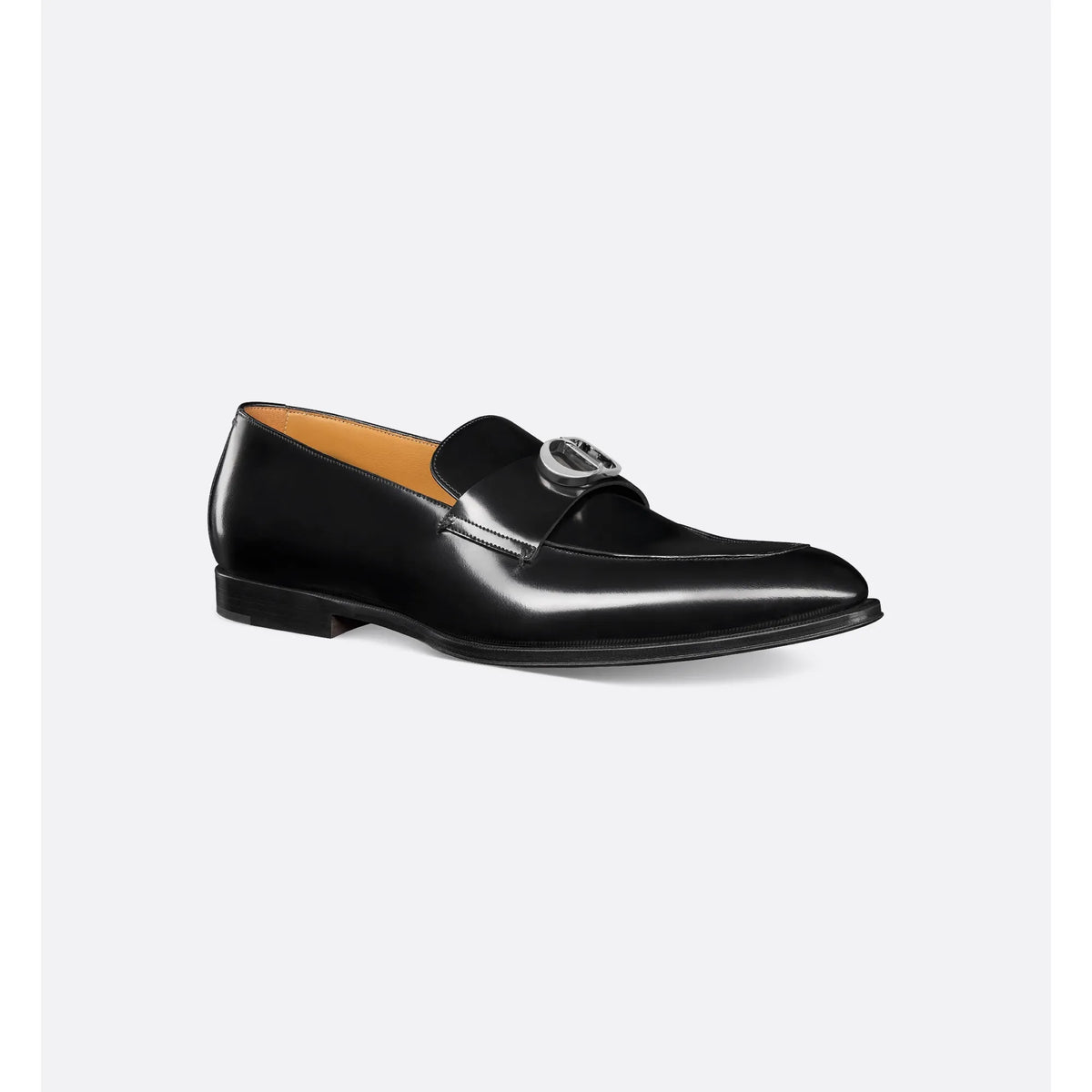 Dior Timeless Mocassins en Cuir de Veau Brillant Noir