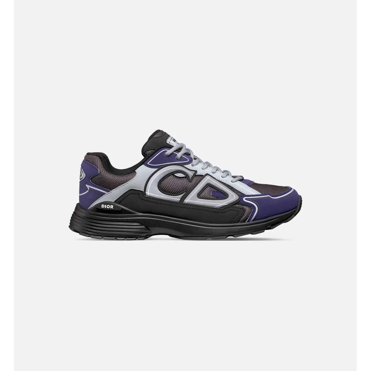Dior B30 Countdown Sneakers en Tissu Technique Noir et Bleu