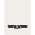 Ferragamo Ceinture en Cuir de Veau Réversible Noir/Hickory