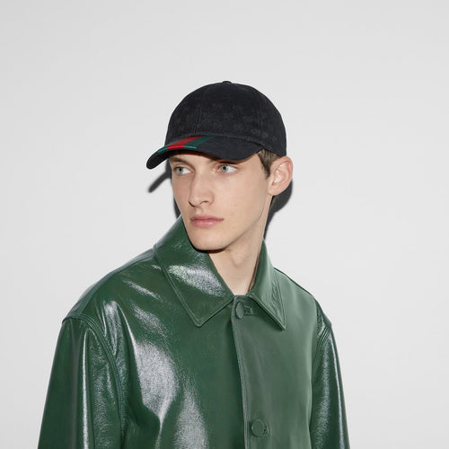 Gucci Casquette pour Homme en Toile GG Noire