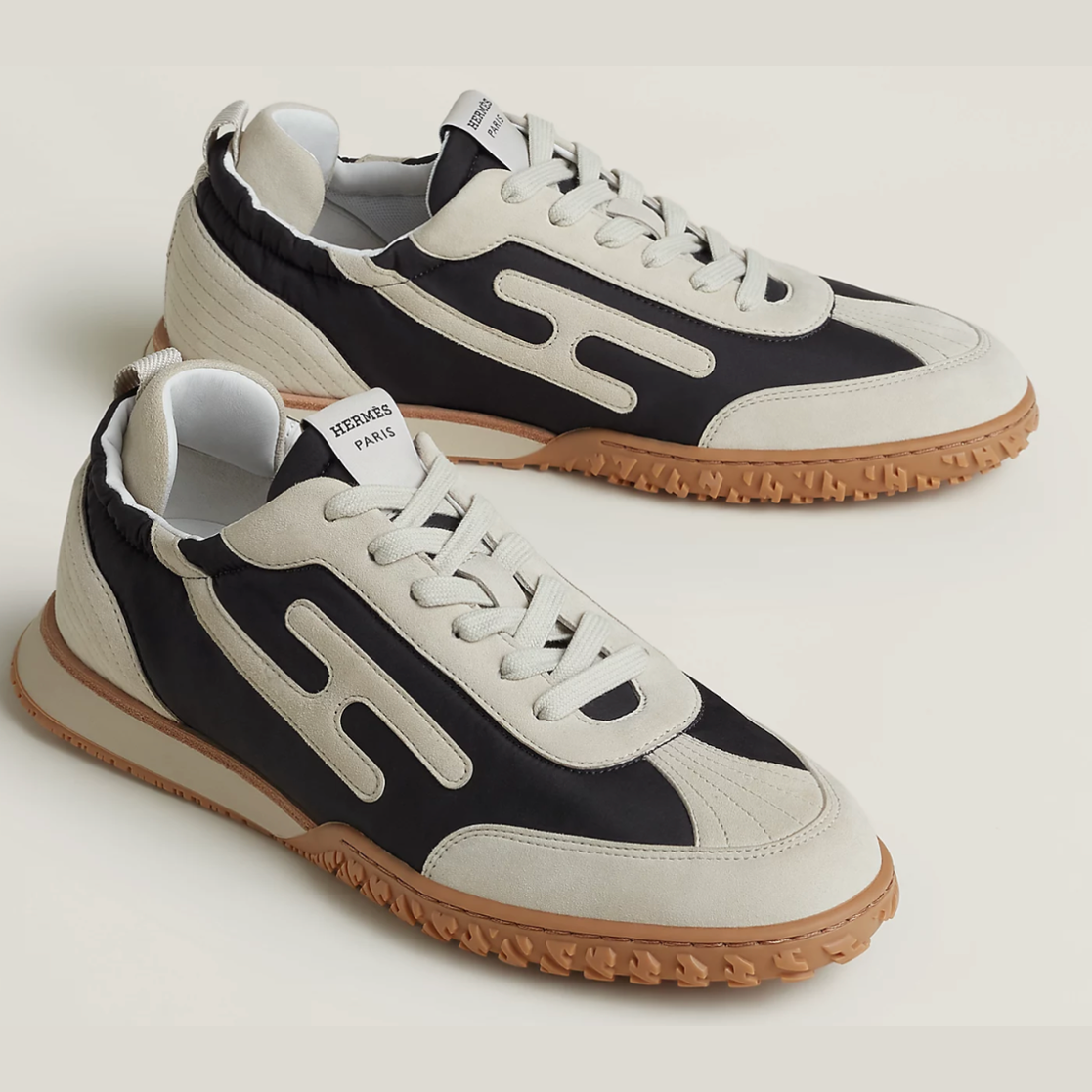 Sneakers Jet Noir / Beige Glaise