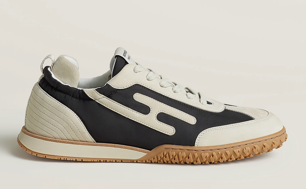 Sneakers Jet Noir / Beige Glaise