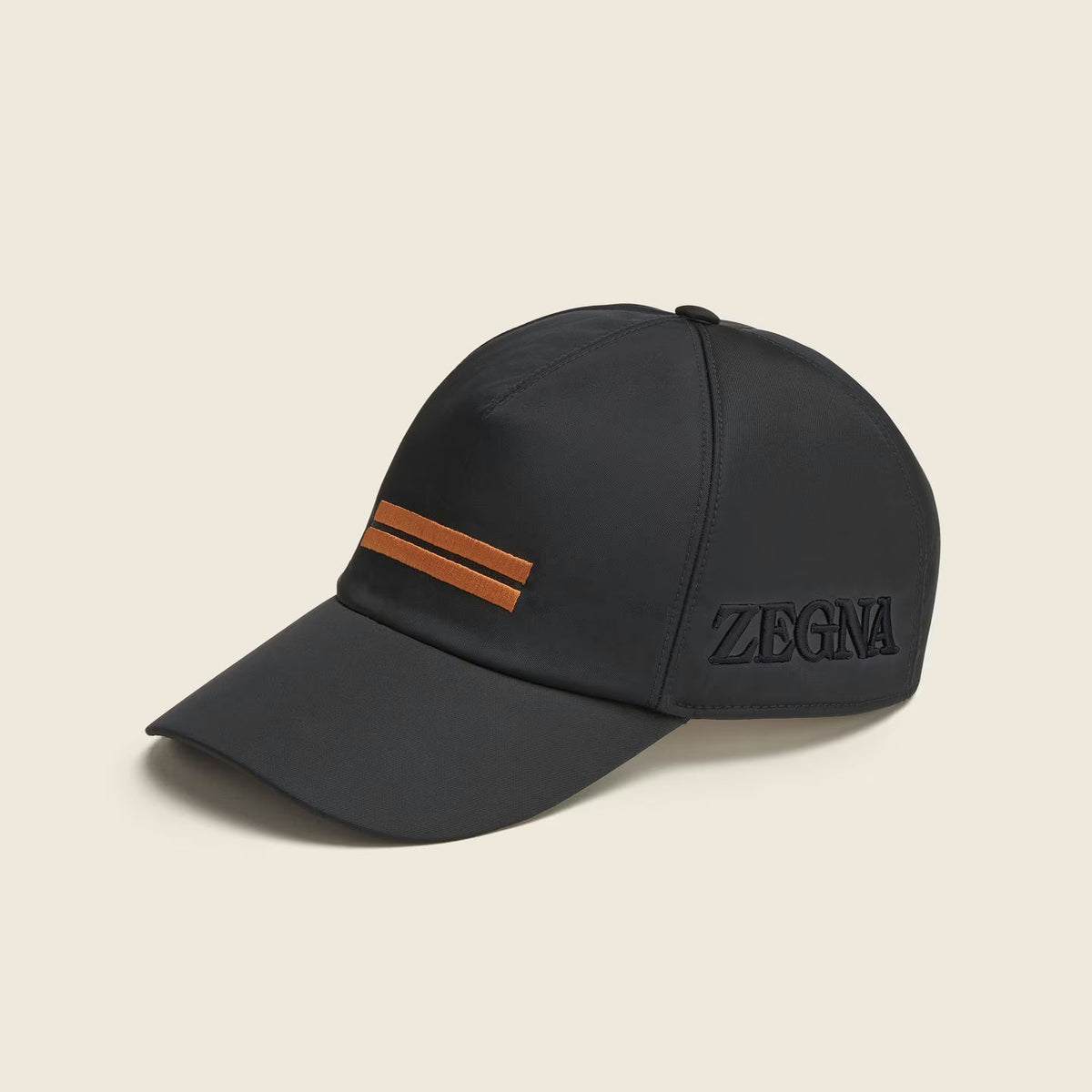 Zegna Casquette pour Homme Tissu Technique Noir