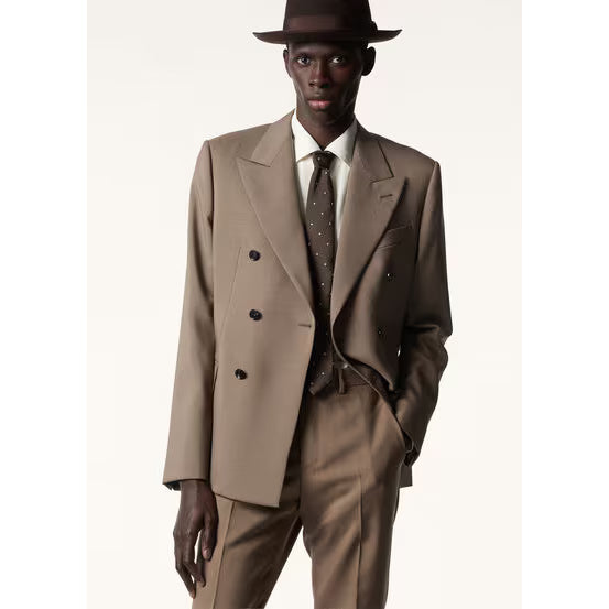 Loro Piana Cravate pour Homme My Spots Marron