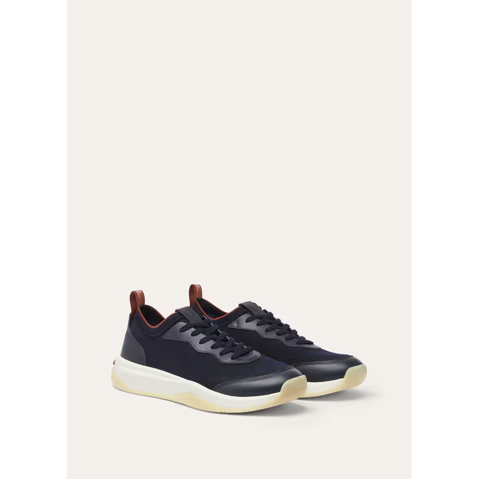 Loro Piana The Gift of Kings Espadrilles en Laine Bleu Marine