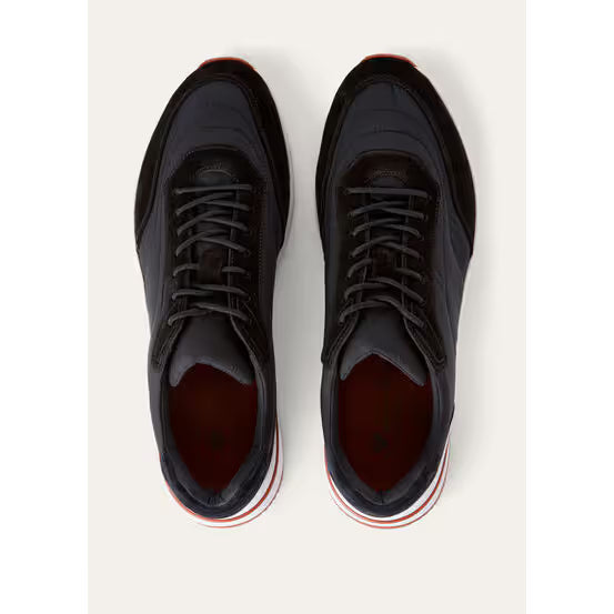 Loro Piana Week End Walk Espadrilles en Microfibre Noir