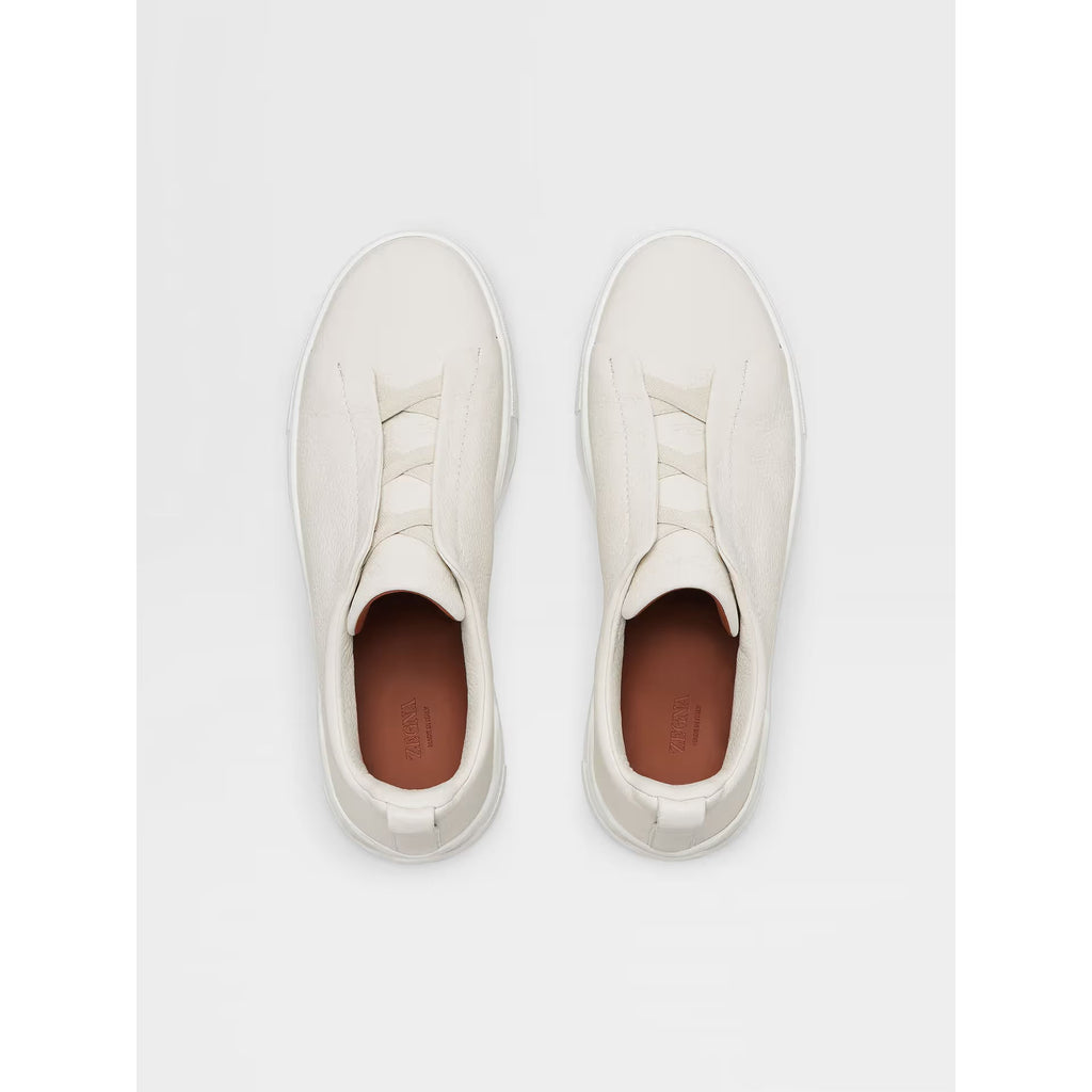 Zegna Triple Stitch™ Espadrilles en Cuir de Cerf Blanc