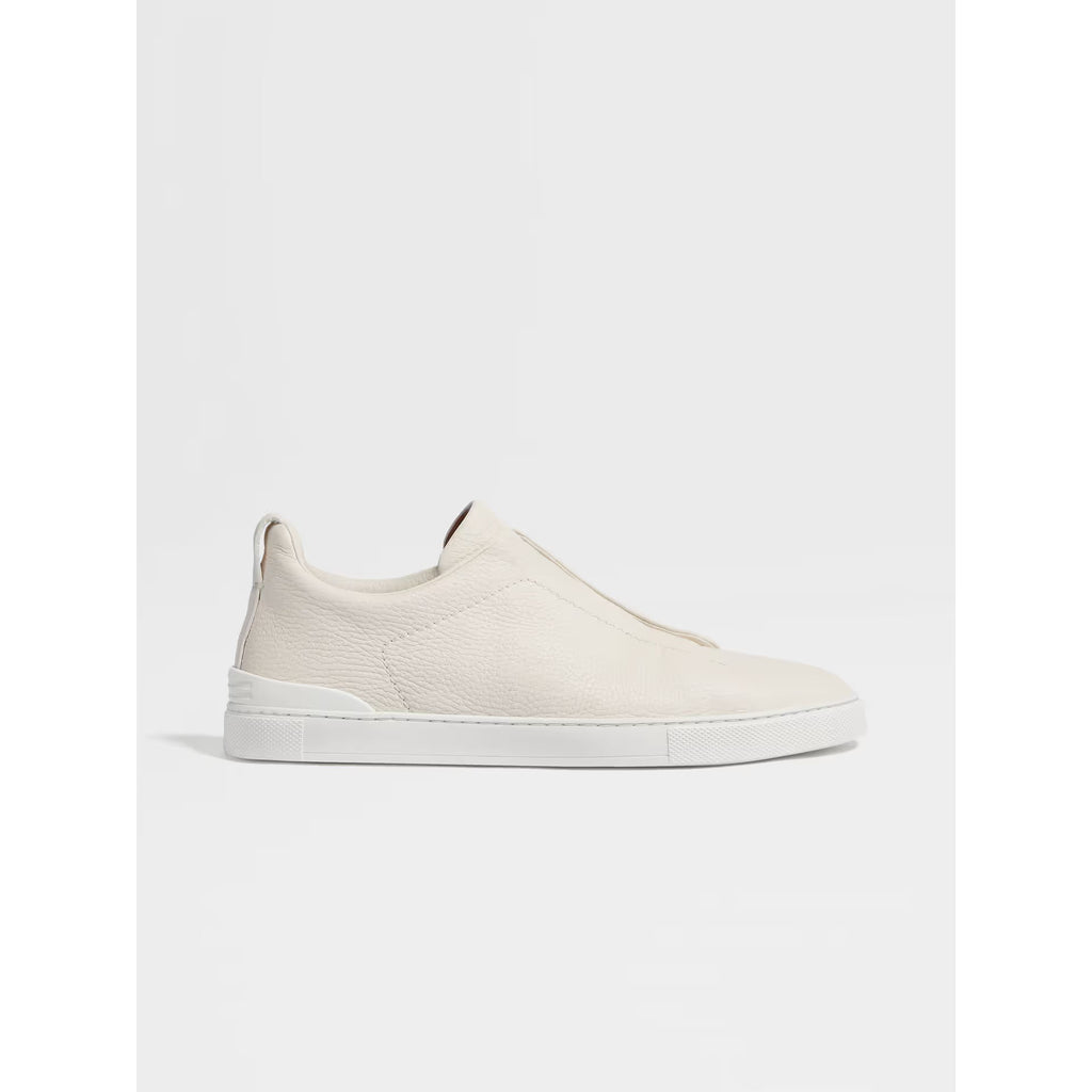 Zegna Triple Stitch™ Espadrilles en Cuir de Cerf Blanc