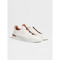 Zegna Triple Stitch™ Espadrilles en Cuir de Cerf Blanc Camel