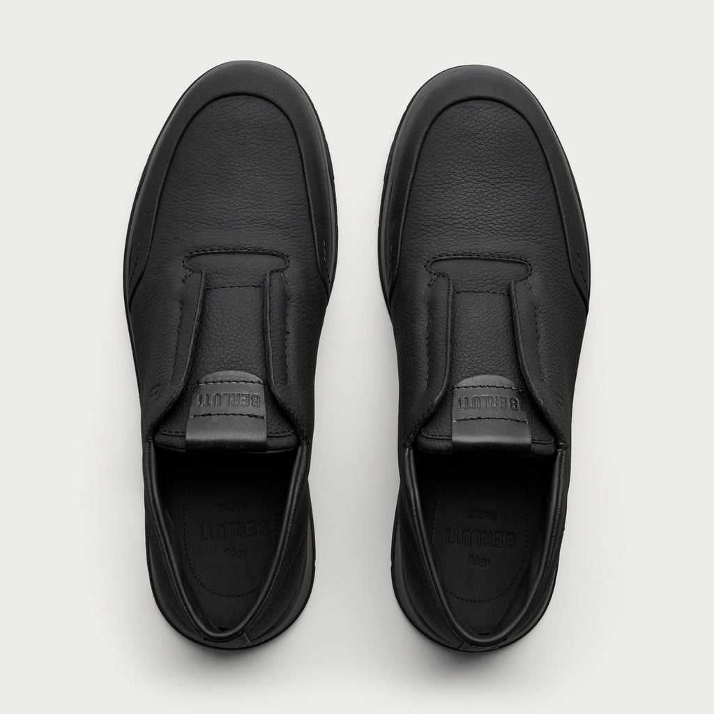 Berluti Échappée Espadrilles Slip-On en Cuir Grainé