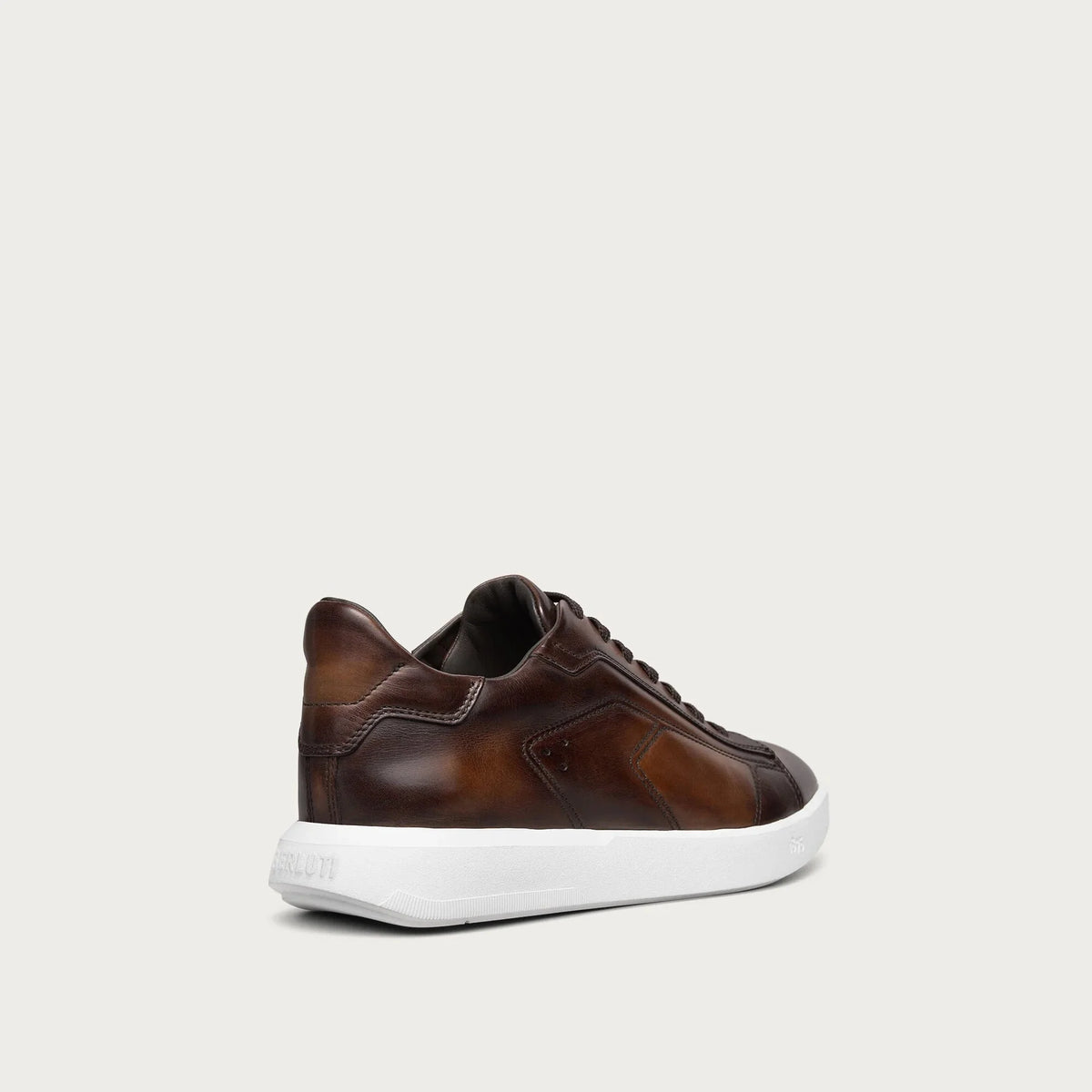 Berluti Stellar Sneakers Basses en Cuir de Veau Marron
