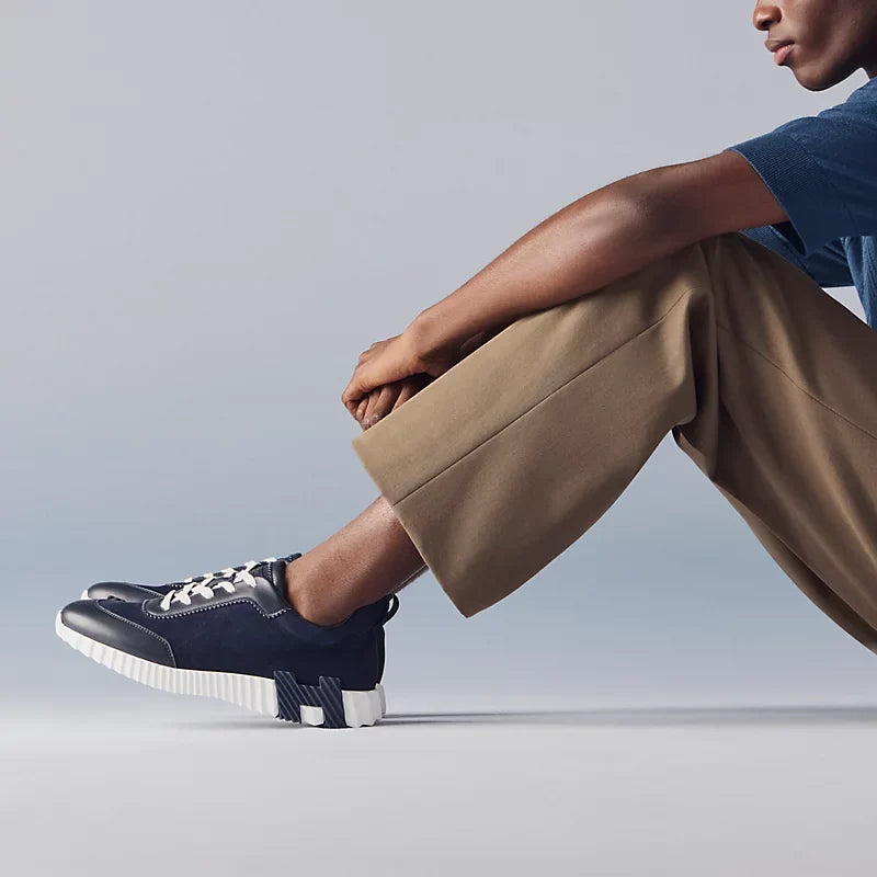 Hermès Bouncing Espadrilles Bleu Marine