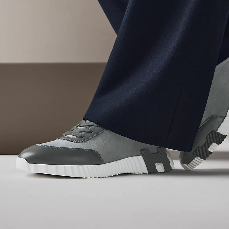 Espadrilles Bouncing Gris Orage — vue portée