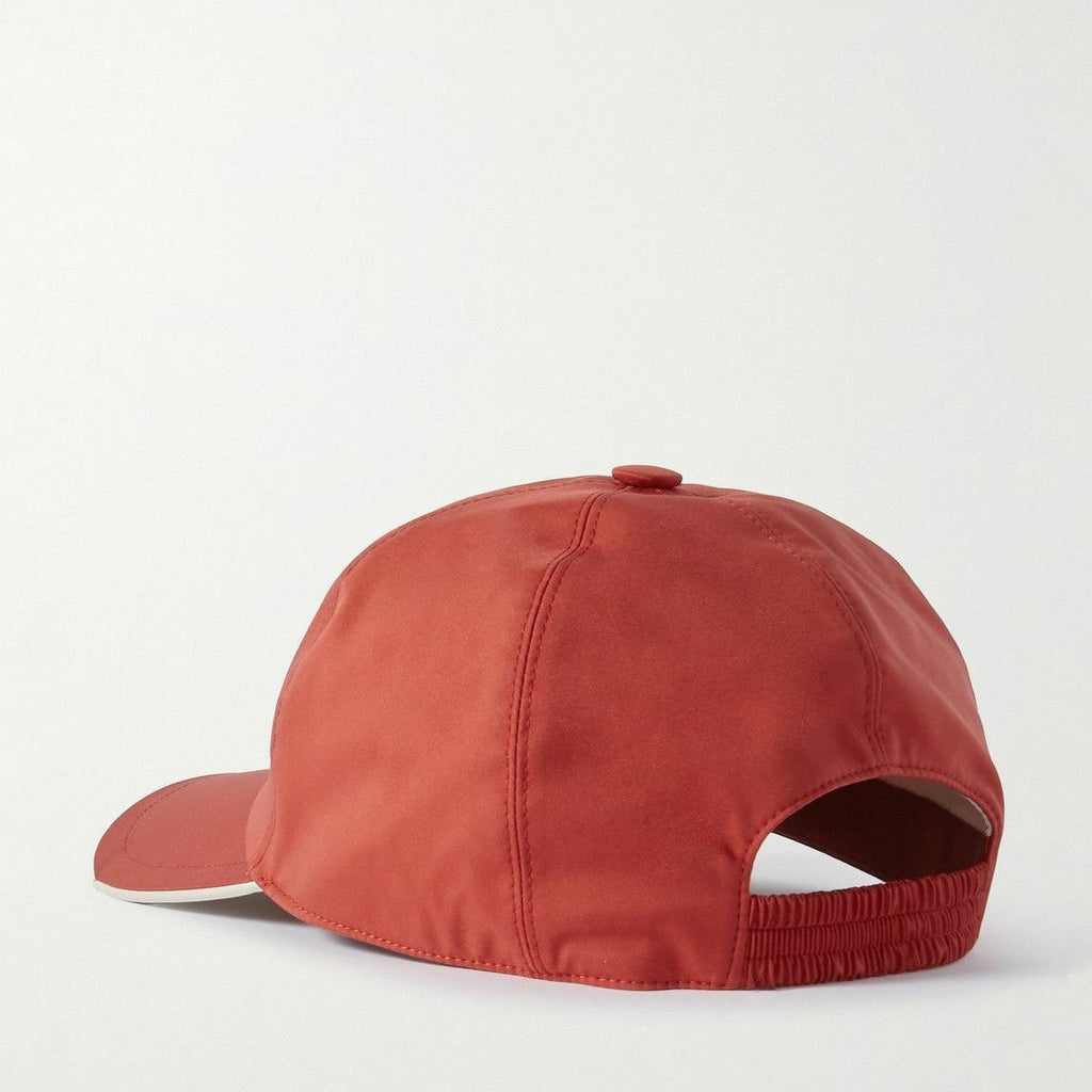 Loro Piana Baseball Casquette pour Homme Bourgogne Ivory