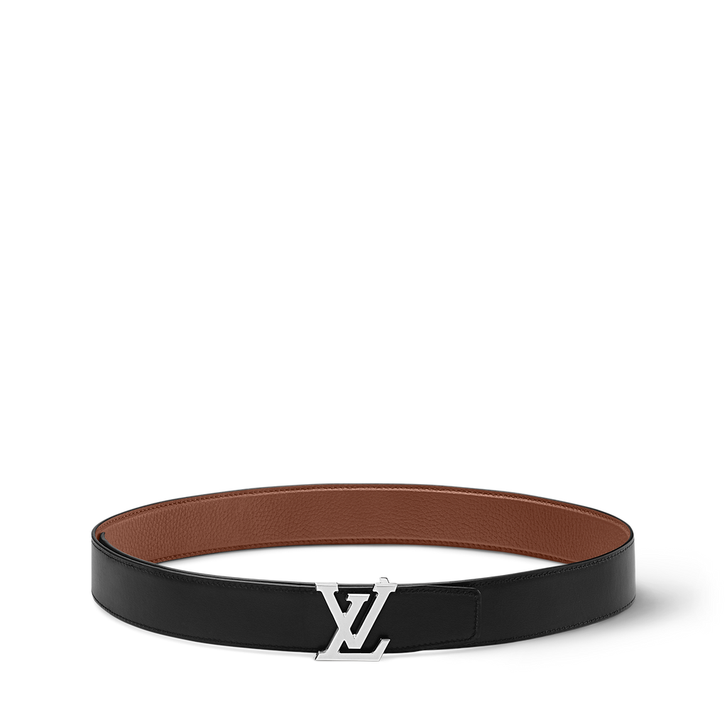 Louis Vuitton LV Heritage 35 mm Ceinture Réversible Marron Cognac/Noir