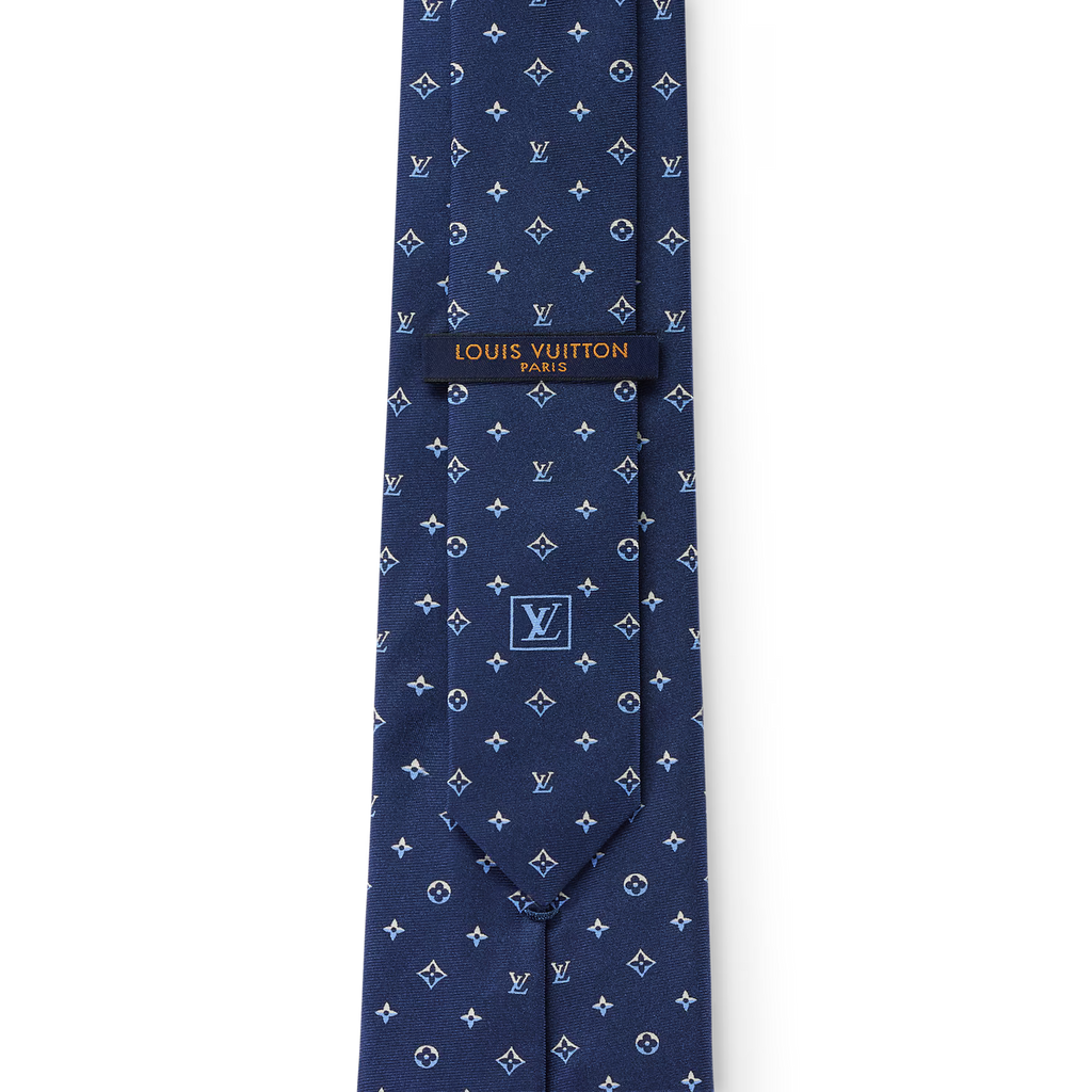 Louis Vuitton Cravate pour Homme Dual Bleu Marine