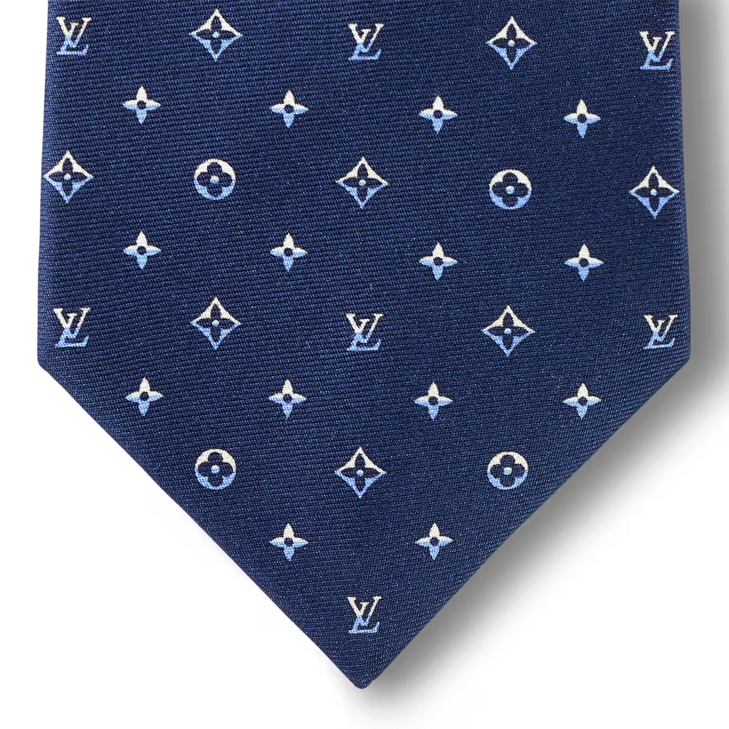Louis Vuitton Cravate pour Homme Dual Bleu Marine
