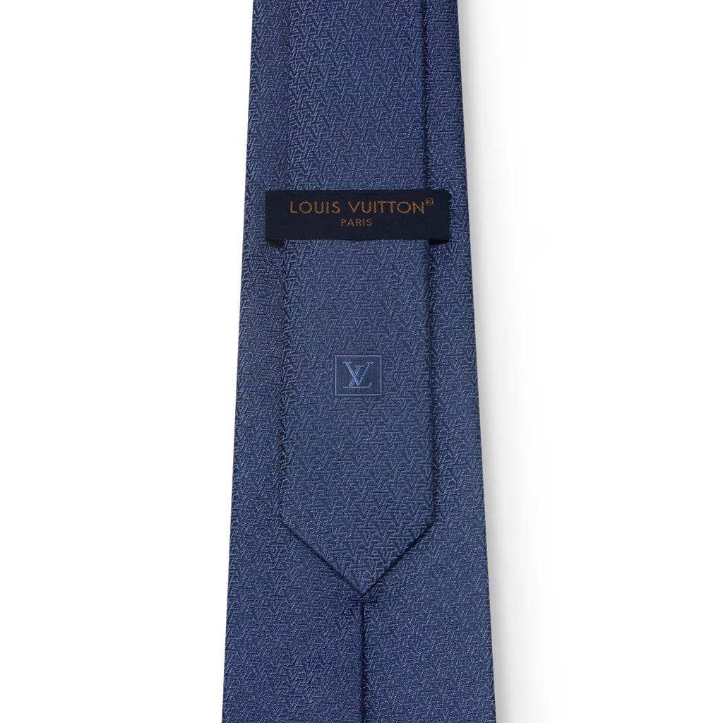 Louis Vuitton Cravate pour Homme Standout Bleu Marine