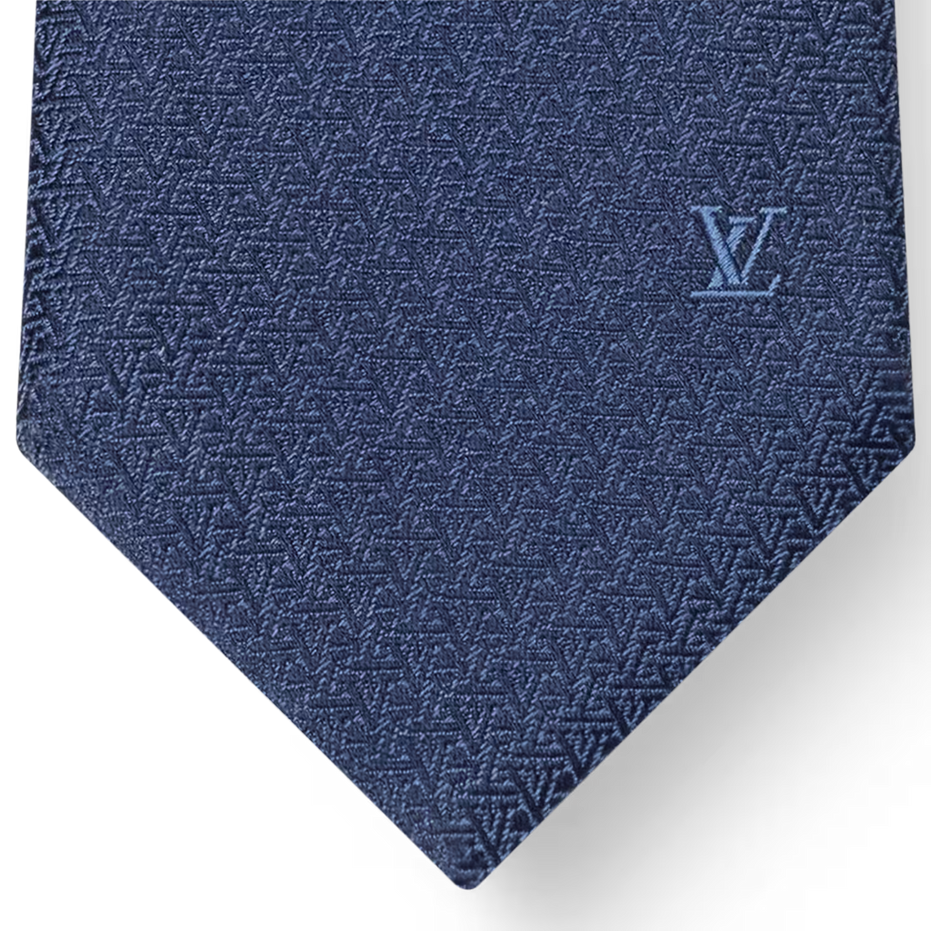 Louis Vuitton Cravate pour Homme Standout Bleu Marine