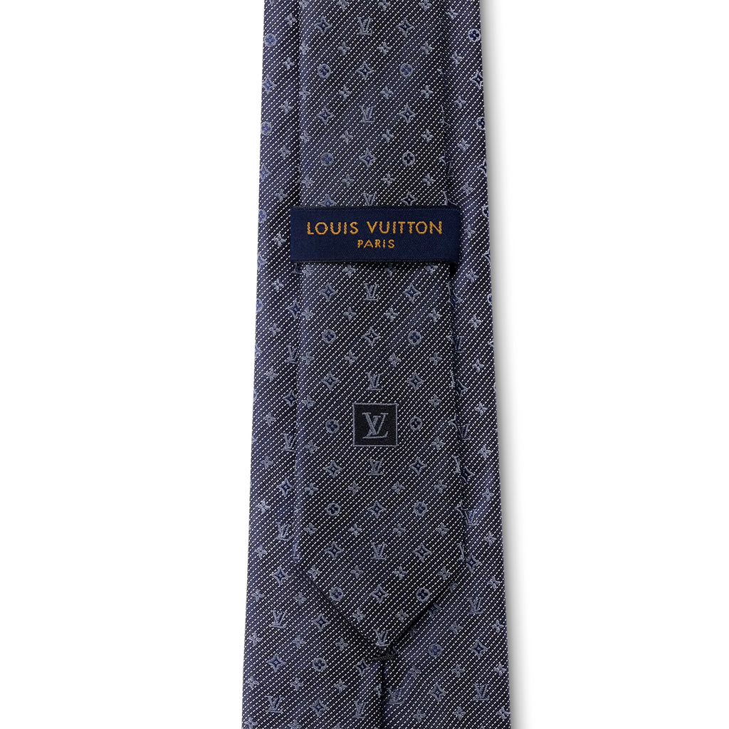 Louis Vuitton Cravate pour Homme Monogram Classic Gris