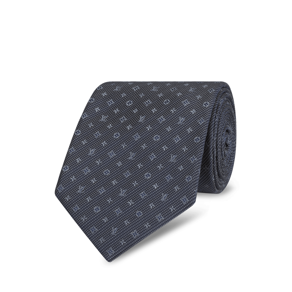 Louis Vuitton Cravate pour Homme Monogram Classic Gris