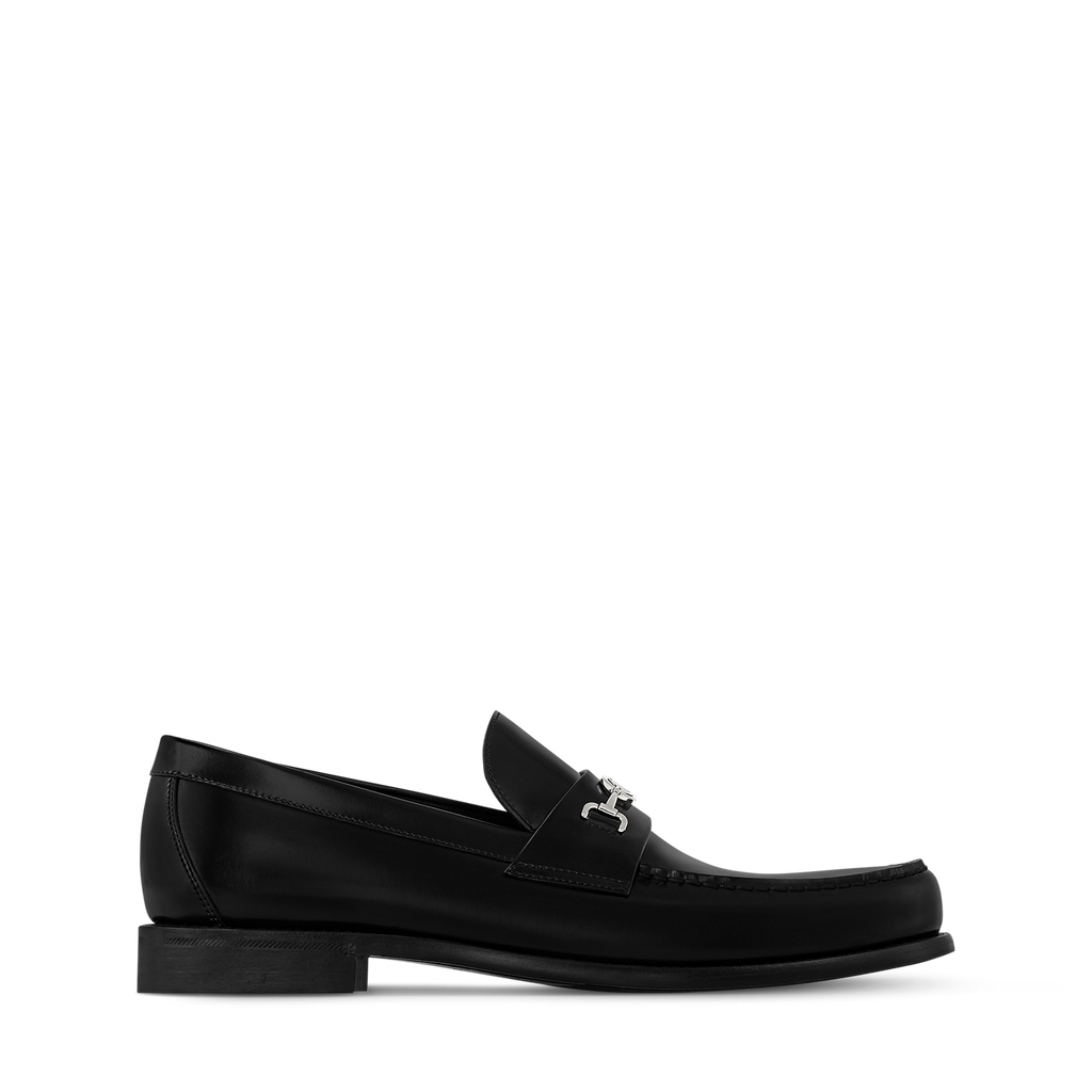 Louis Vuitton Major Mocassins en Cuir de Veau Glacé Noir