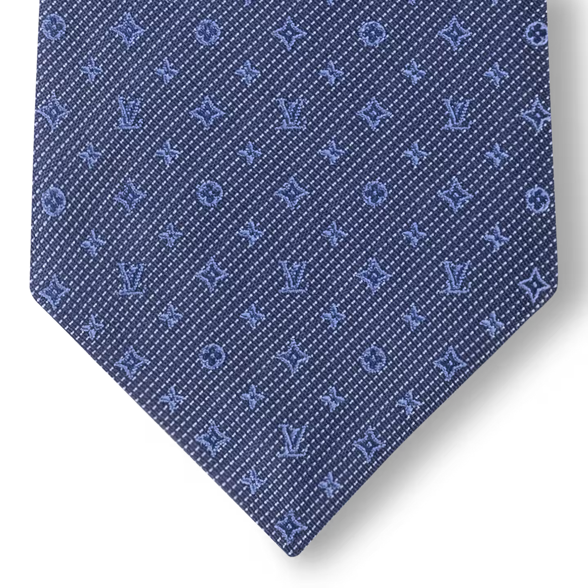 Louis Vuitton Cravate pour Homme Monogram Classic Bleu Marine