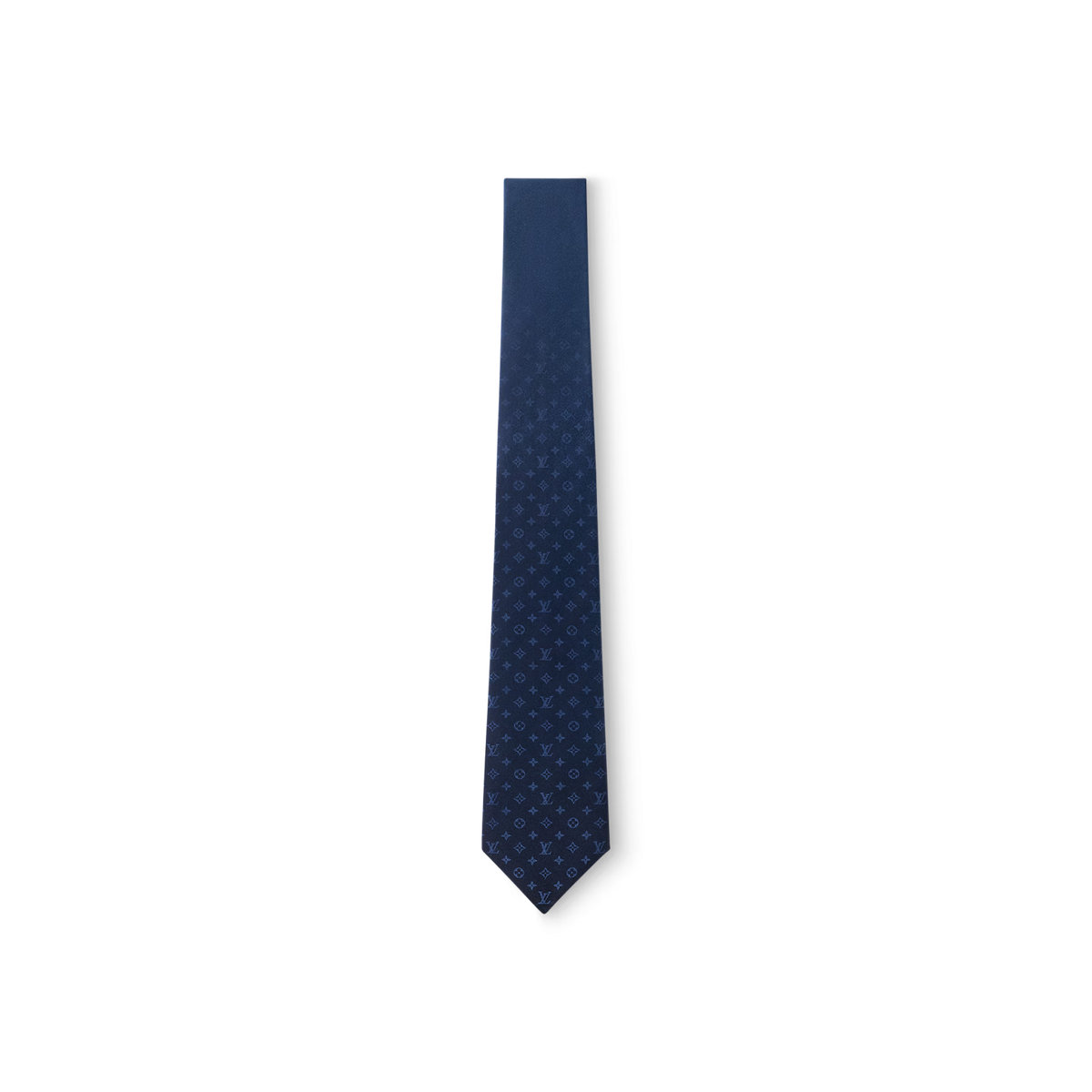 Louis Vuitton Cravate pour Homme Monogram Gradient Bleu Marine