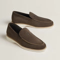 Hermès Mocassins en Veau Velours Marron