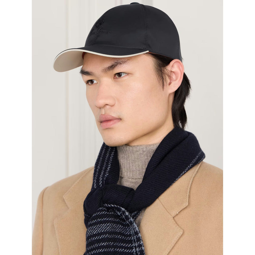 Loro Piana Baseball Casquette pour Homme Bleu Marine